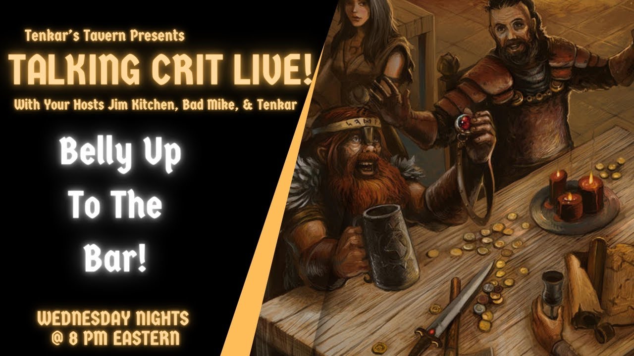 Talking Crit Live! Los Tres Amigos! Tonight Wed, Feb 18th @ 8PM ET