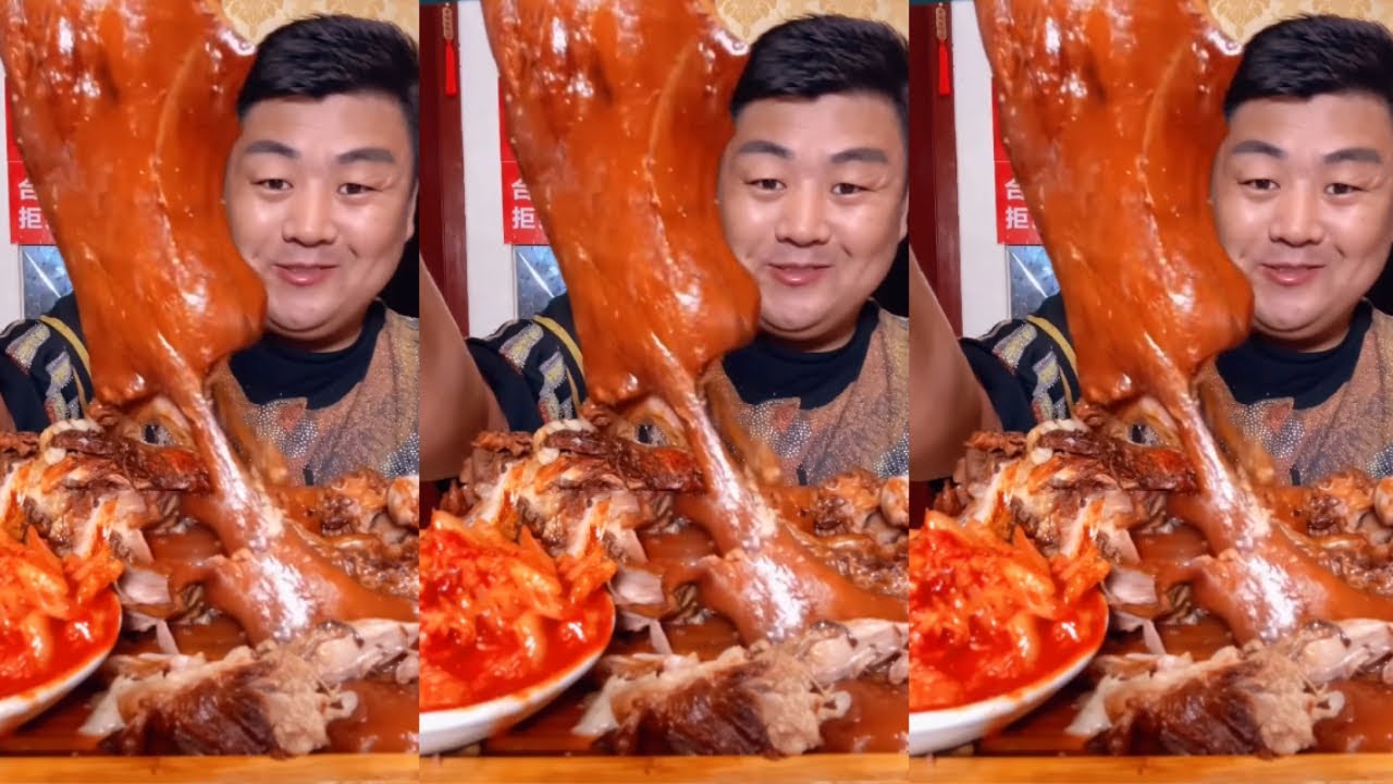 【ASMR】【MUKBANG】Xiaofeng brother immerses himself in eating spicy noodles