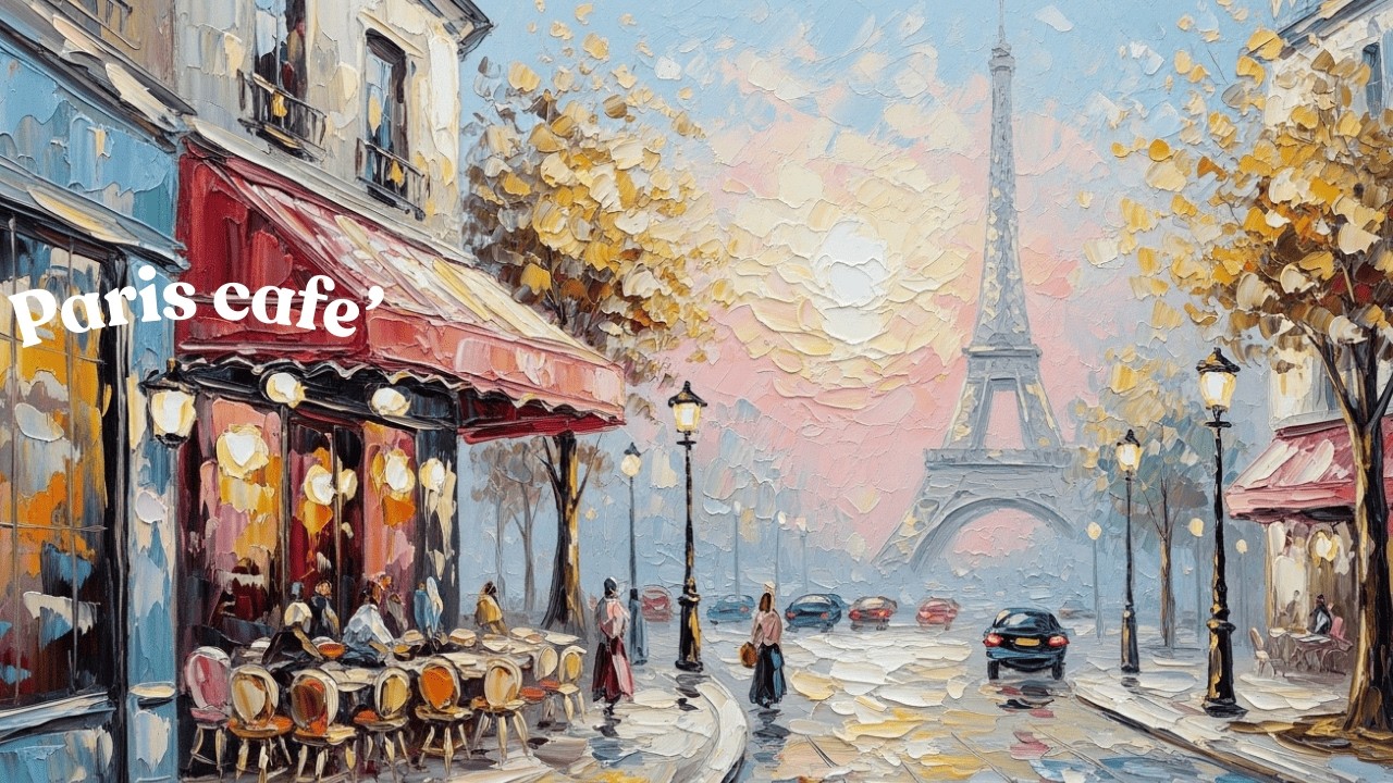 French Café Background Music ☕ Cozy Jazz & Lounge Playlist