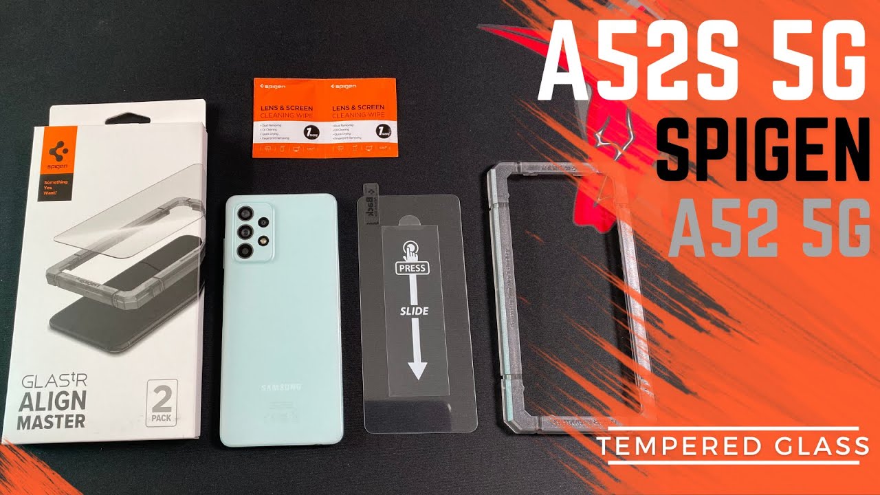 Samsung A52s 5G / Galaxy A52 5G & A52 Glass Screen Protector Installation (+Case Compatible)
