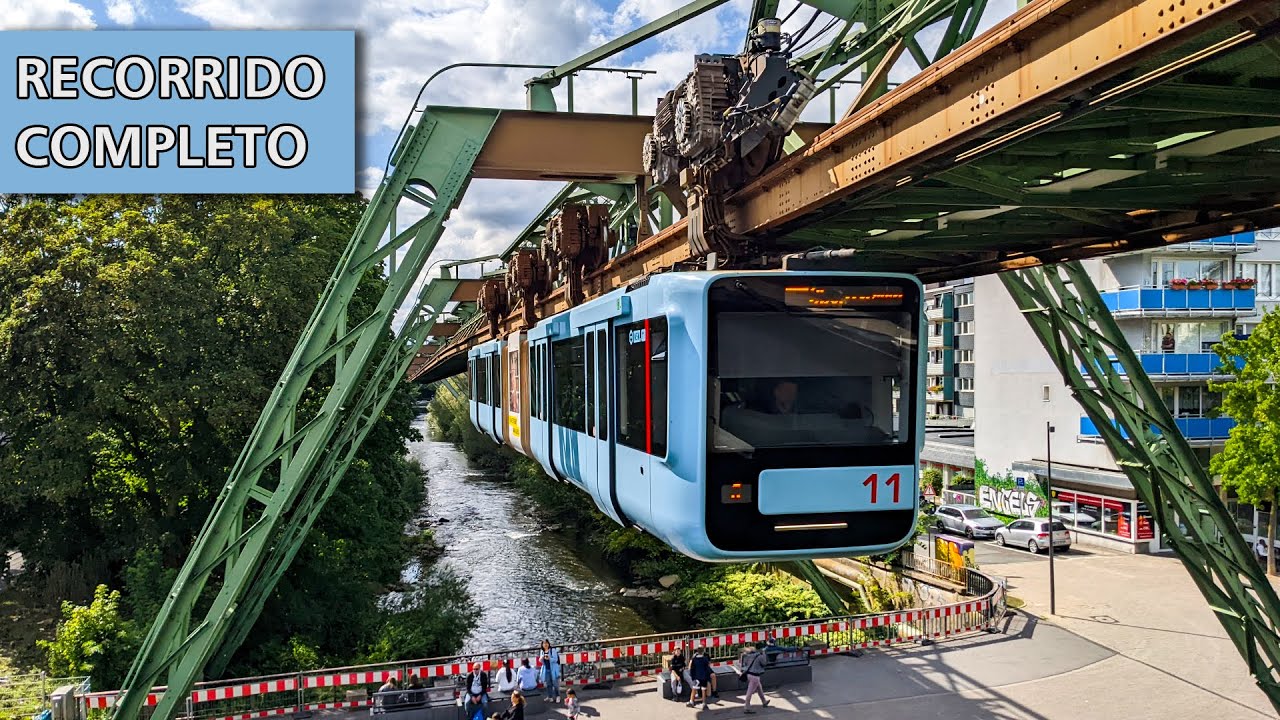 El TREN VOLADOR De WUPPERTAL 🚟