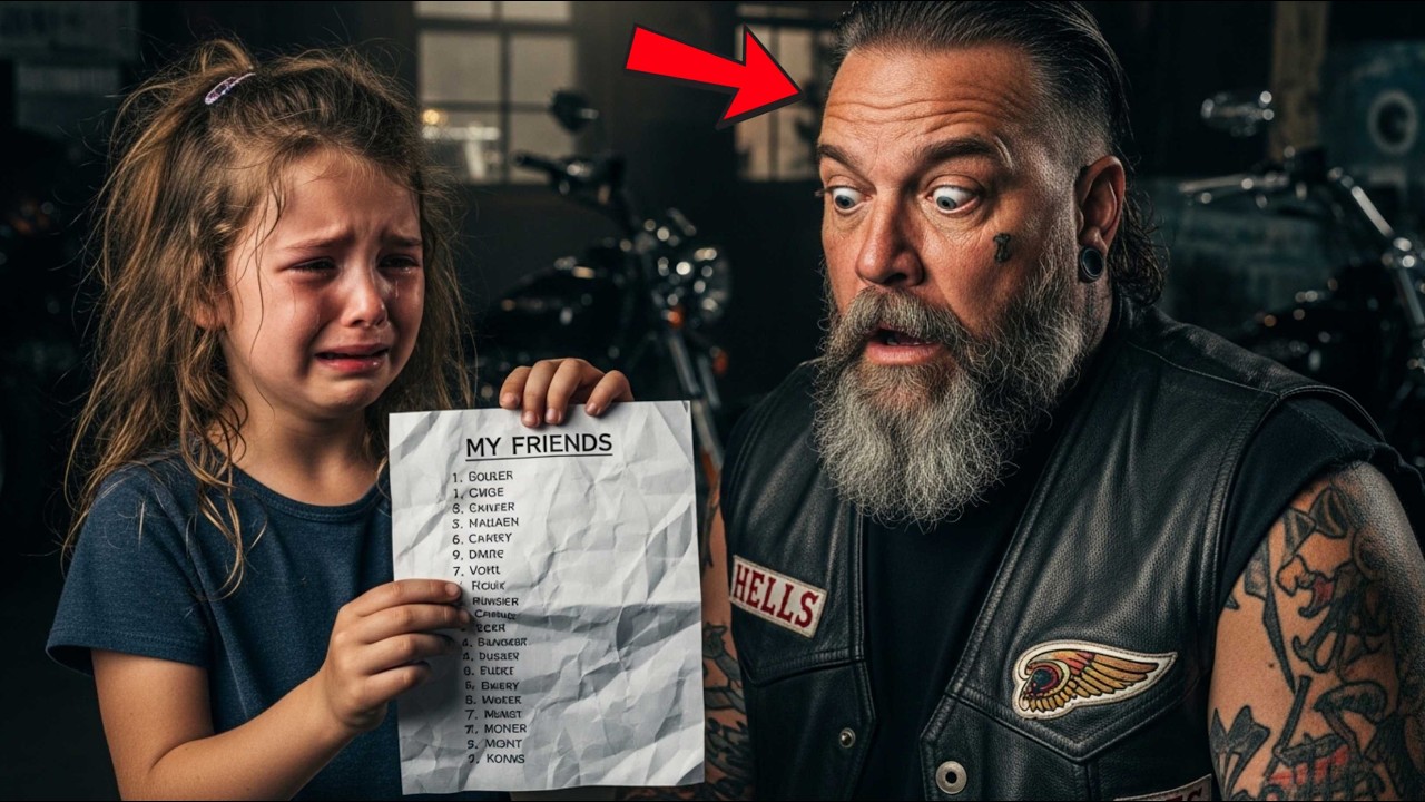 Girl Handed Biker a List of Names and Said 