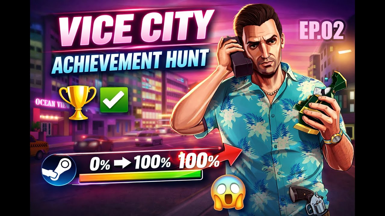 Episode 2: Pizza Boy Done Early | GTA Vice City 100%