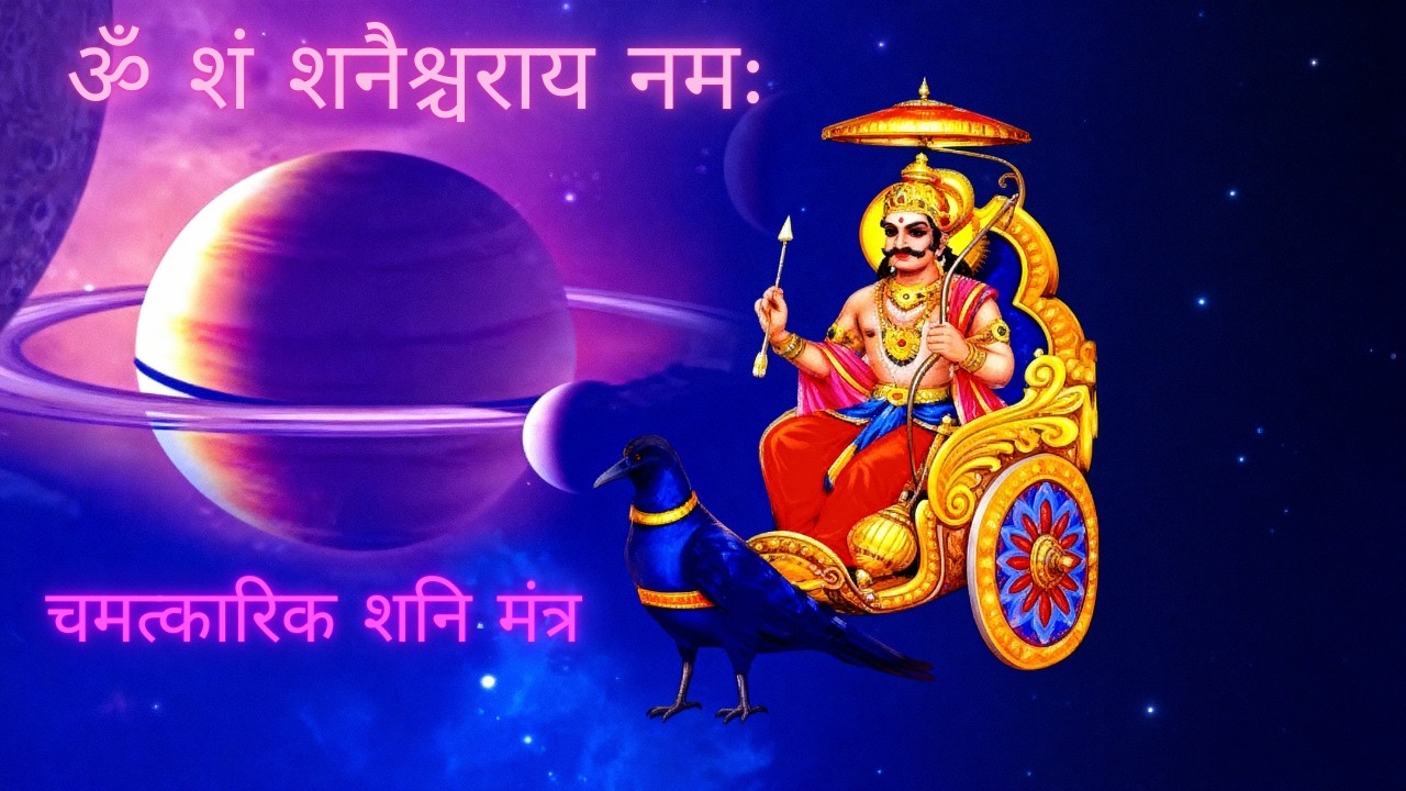ॐ शं शनैश्चराय नमः | चमत्कारिक शनि मंत्र | Meditative Shani mantra | Om Sham Shaneshcharaya Namah