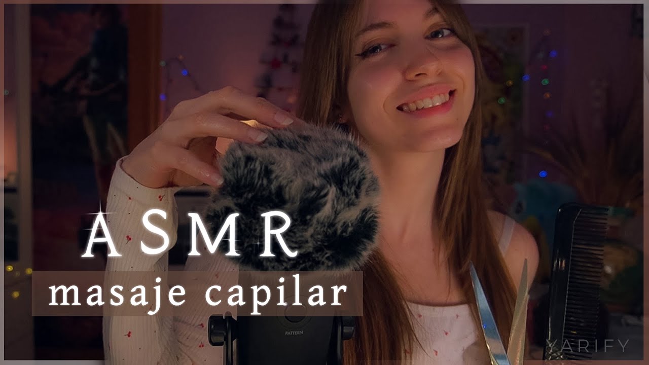 ASMR | Masaje capilar intenso 🤍 Roleplay peluquería