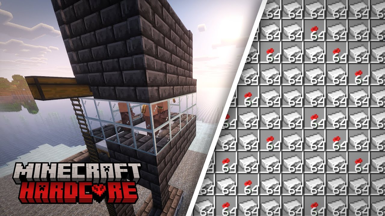 Du Fer a L'INFINI !! Sur Minecraft Hardcore !! - Ep 2 - Minecraft Hardcore