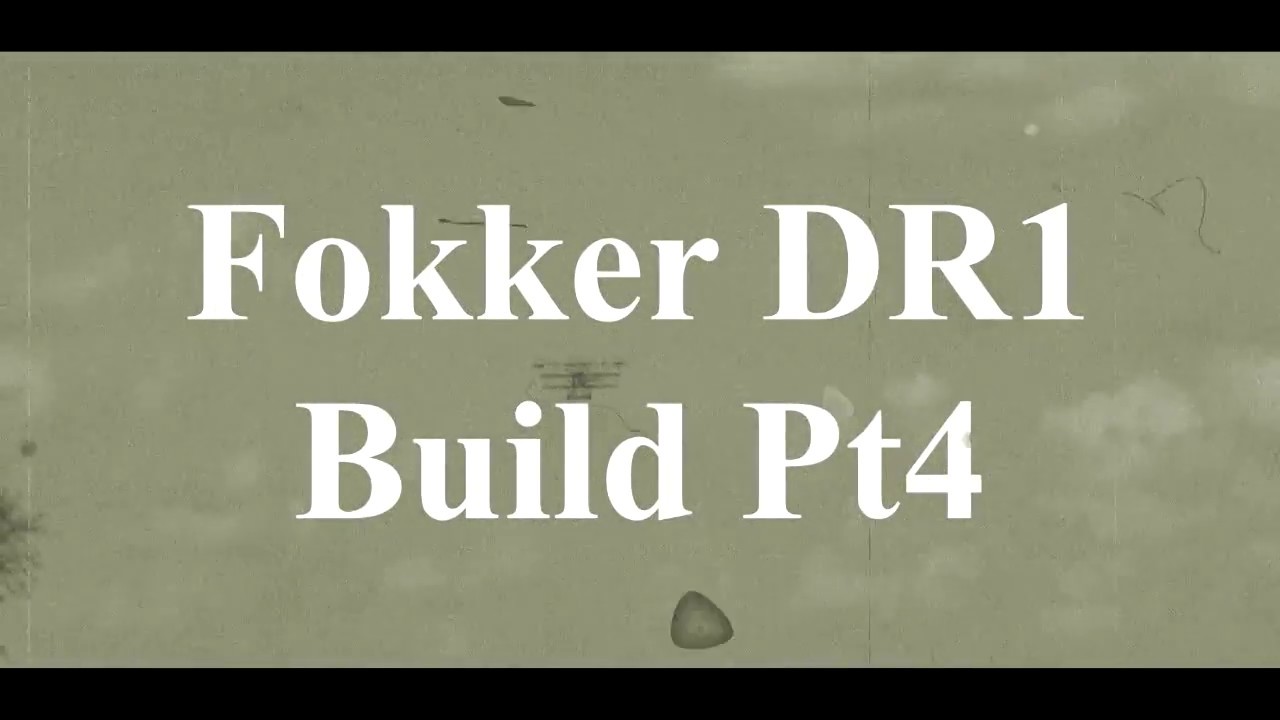DW Hobby Fokker DR1 build Pt4 RC Model Geeks