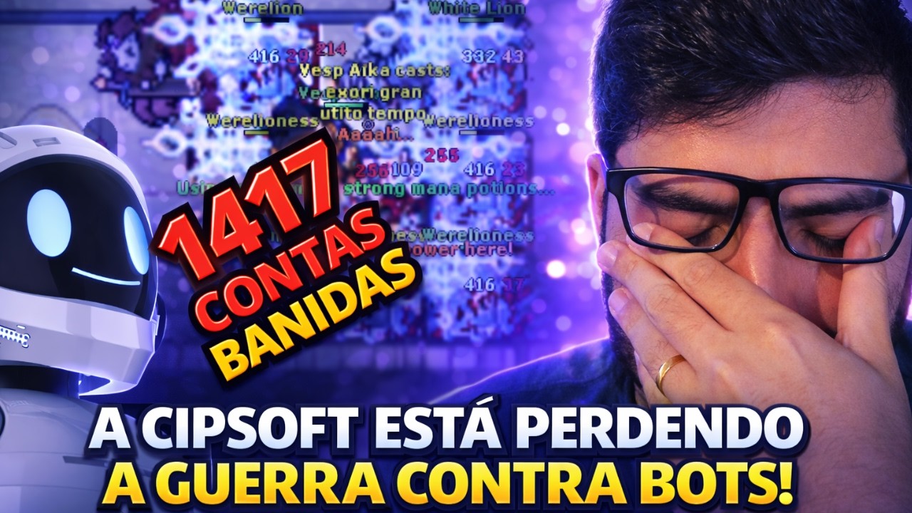 URGENTE! 1417 CONTAS DELETADAS POR USO DE BOT