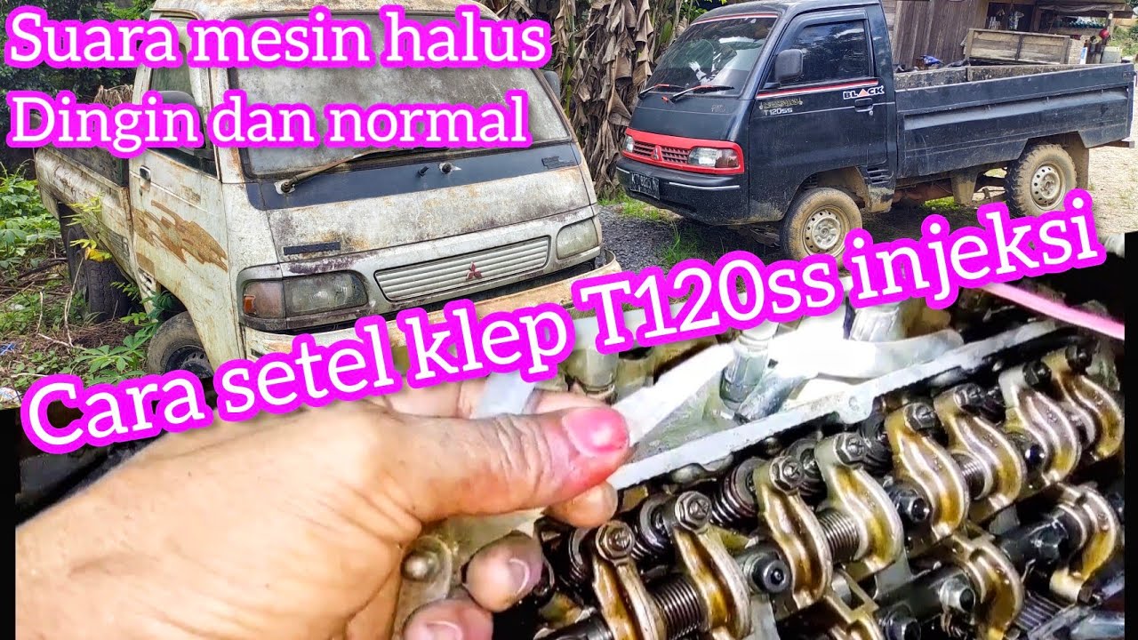 Cara setel klep Mitsubishi colt T120ss injeksi #mitsubishi #T120ss