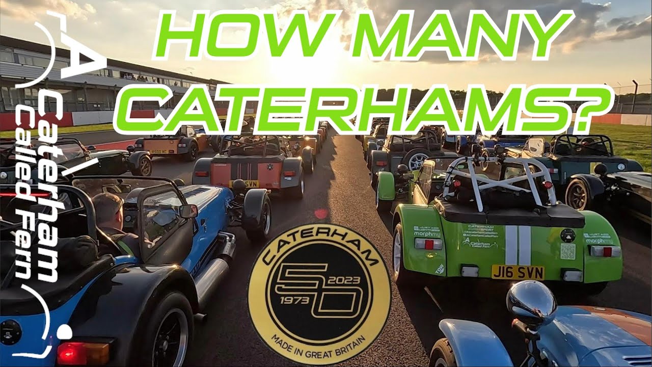How Many Caterhams? Donington Park 50 Years Of Caterham Lap
