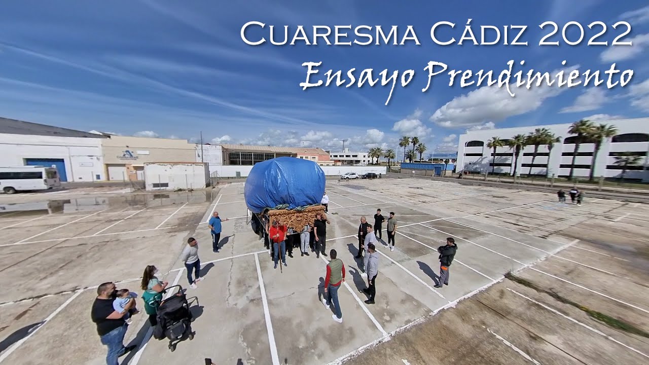 Ensayo cuadrilla El Prendimiento #CuaresmaCadiz2022