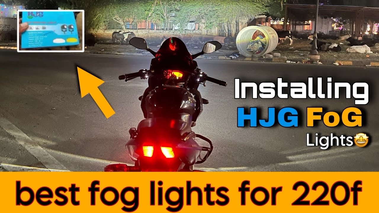 2025 Pulsar 220 headlight modified hjg headlight for bike
