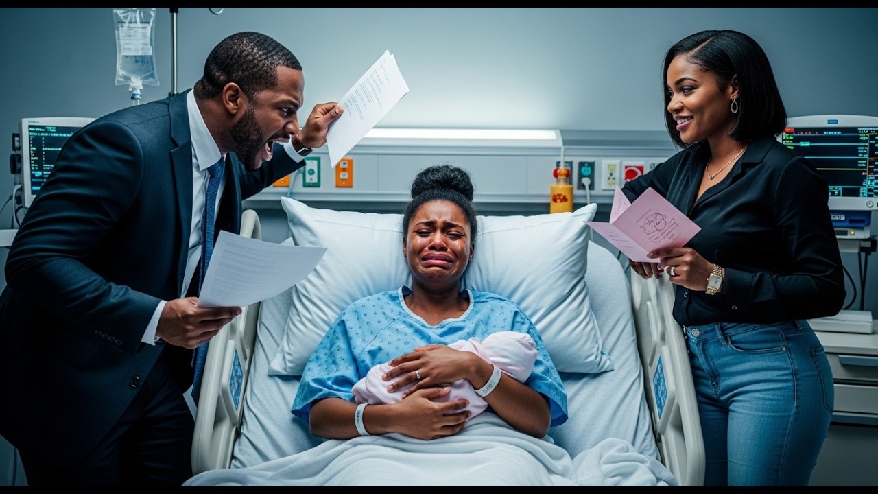 Wife Gave Birth by C-Section, Husband Divorce Her, Mistress Wore Wife's Wedding Dress, Unaware She..