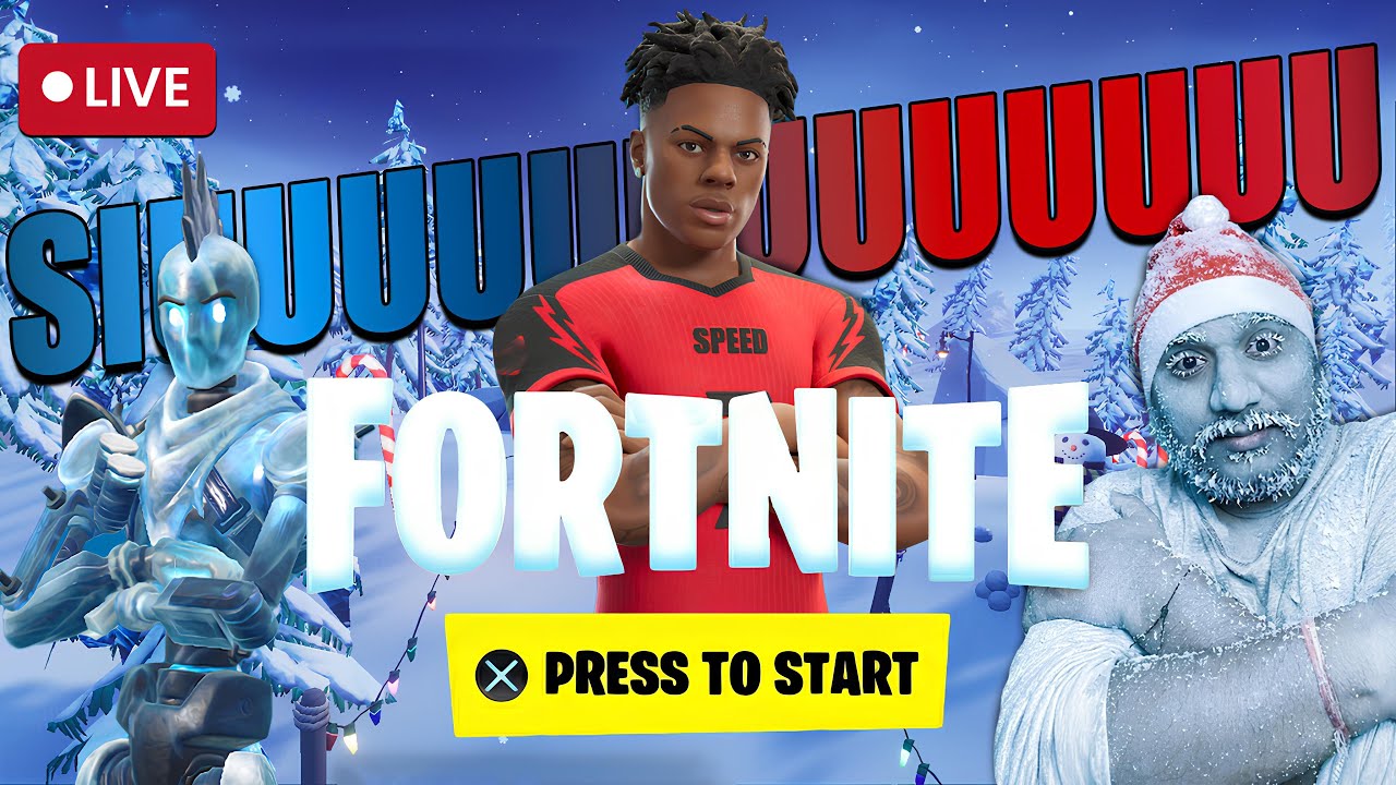 LIVE  ISHOWSPEED'S  SKIN See in the Shop #fortnite #facecam #ISHOWSPEED
