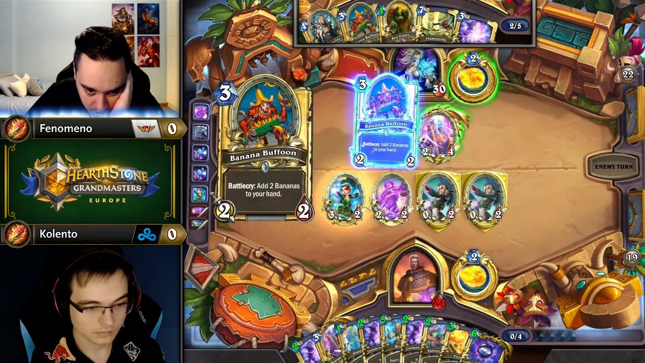 Fenomeno vs Kolento - Hearthstone Grandmasters Europe - Week 2 Day 1