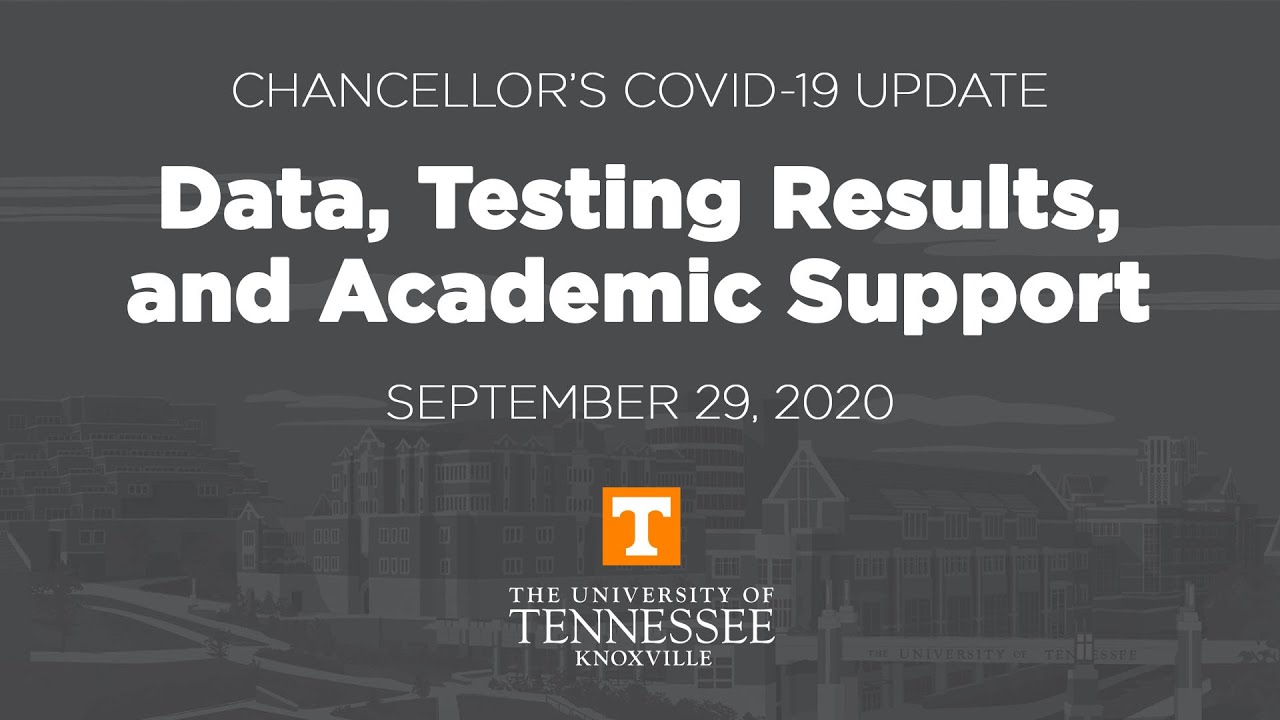 Chancellor's COVID-19 Update - September 29, 2020