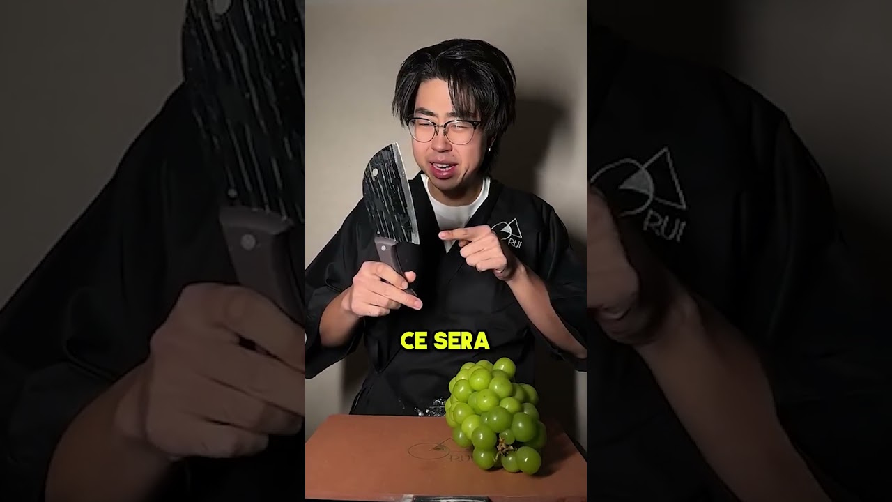 Il a Fabriqu&eacute; le Couteau le Plus Tranchant du Monde 🍇 (@Raythesharpener)