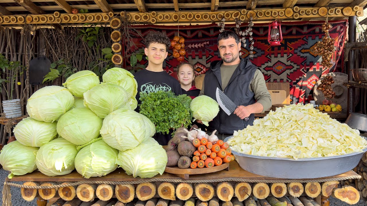Капуста,морковь,свекла-незаменимый рецепт! Приготовление пищи на открытом воздухе | Загородная жизнь