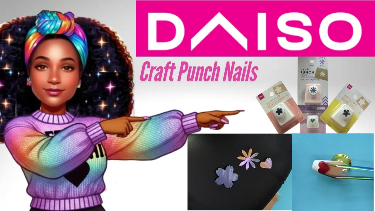 DIY Nail Hacks 2026 Using Daiso Craft Punches | Easy At-Home Designs