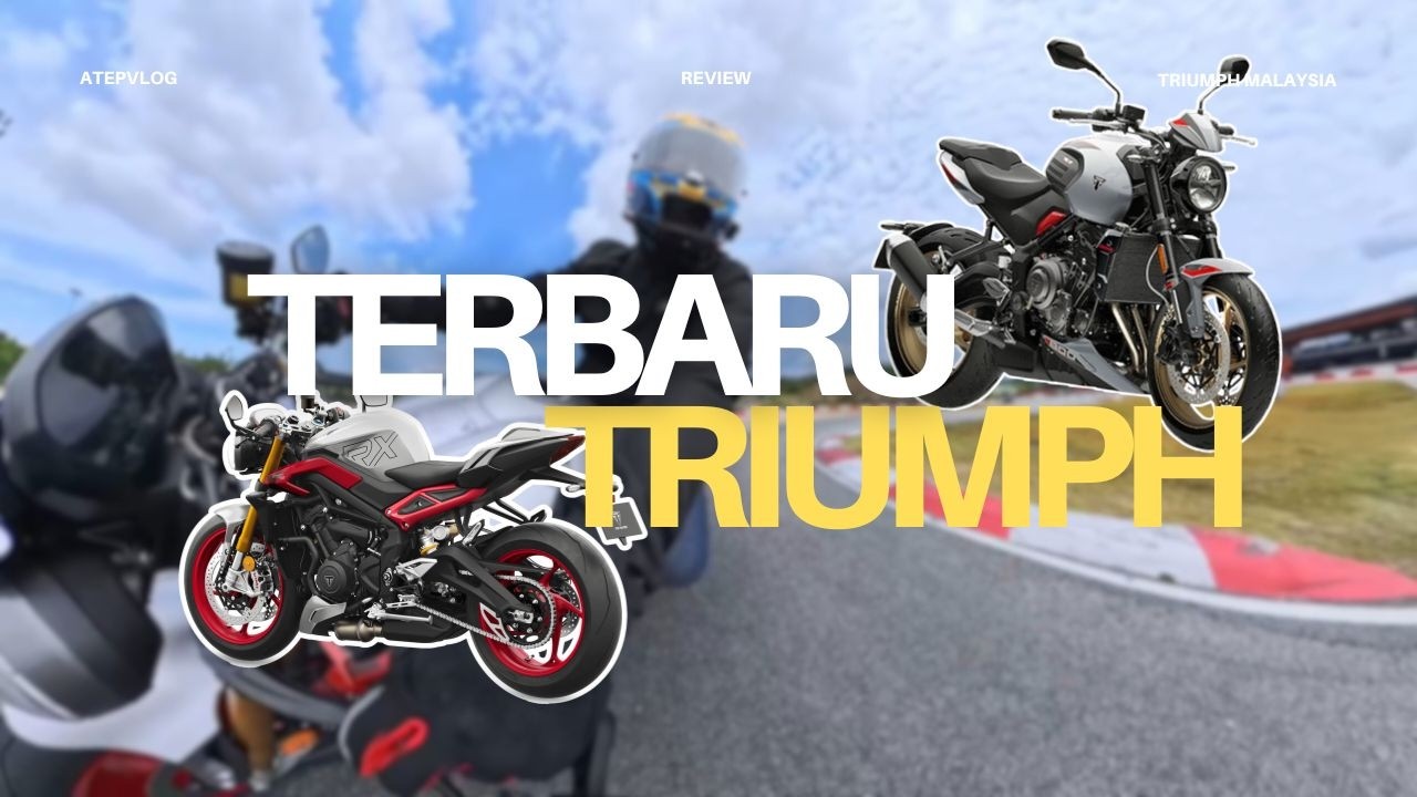 TERBARU DARI TRIUMPH MALAYSIA ! TRIDENT 800 & TRIPLE STREET 765 RX [4K]
