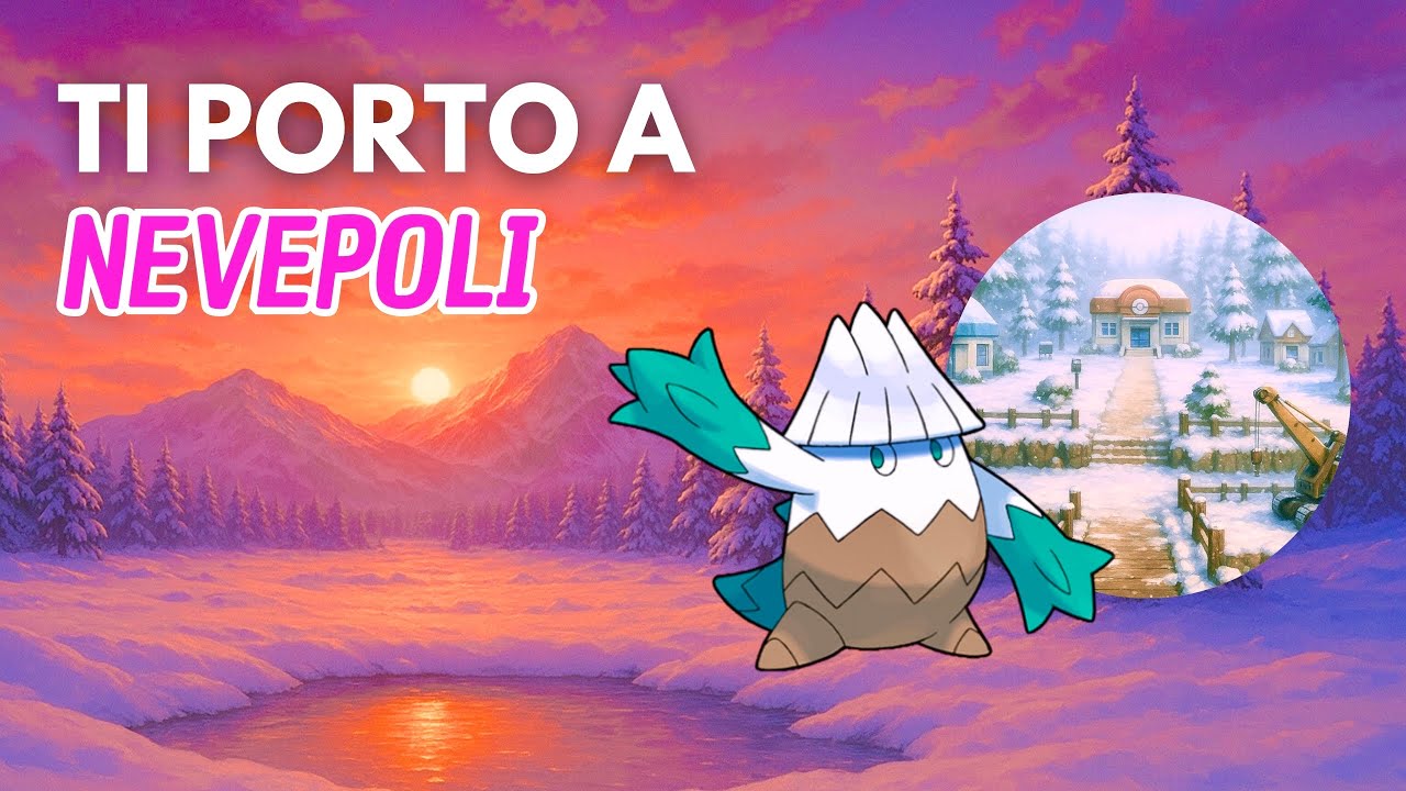 Viaggio rilassante a NEVEPOLI❄️ (Sinnoh) - ASMR Pokémon 