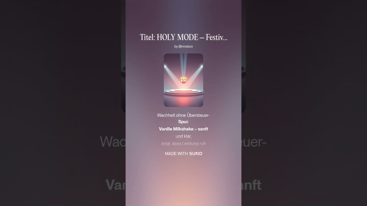 Titel  HOLY MODE – Festival Ascension Hommage Extended 3