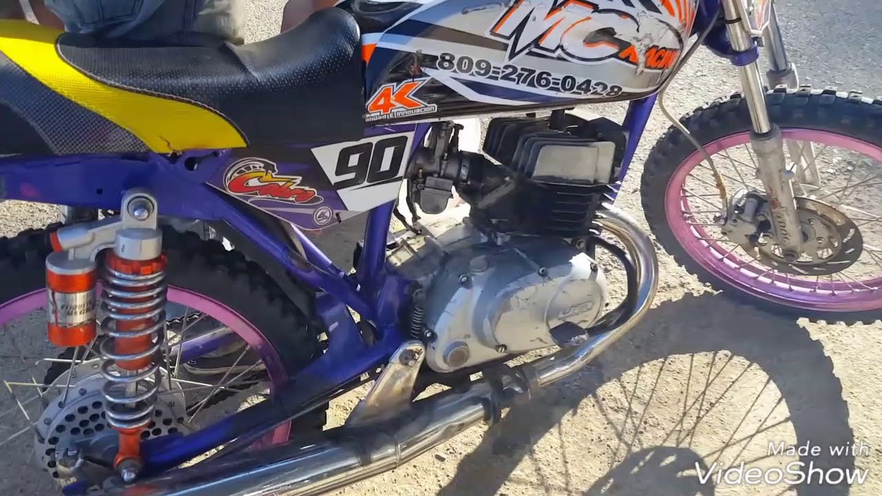 AX100 SUZUKI con carburador 34mm 34mm