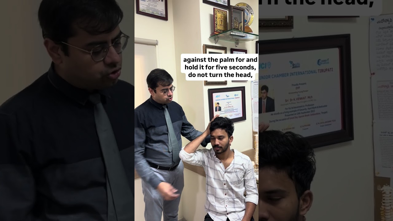 Isometric Neck Excercise for relief of Neck pain and neck health