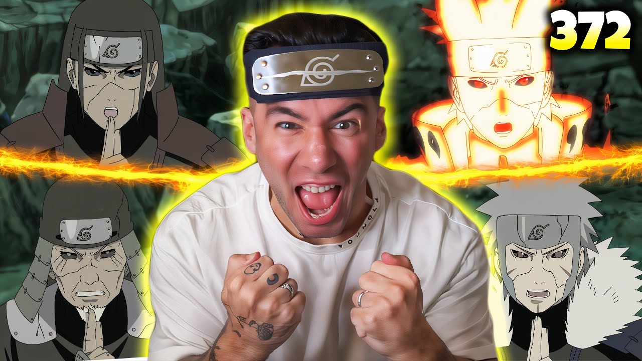 ЧЕТЫРЕ ХОКАГЕ ПРИСОЕДИНЯЮТСЯ К ВОЙНЕ!!! Реакция на Naruto Shippuden: Эпизод 372