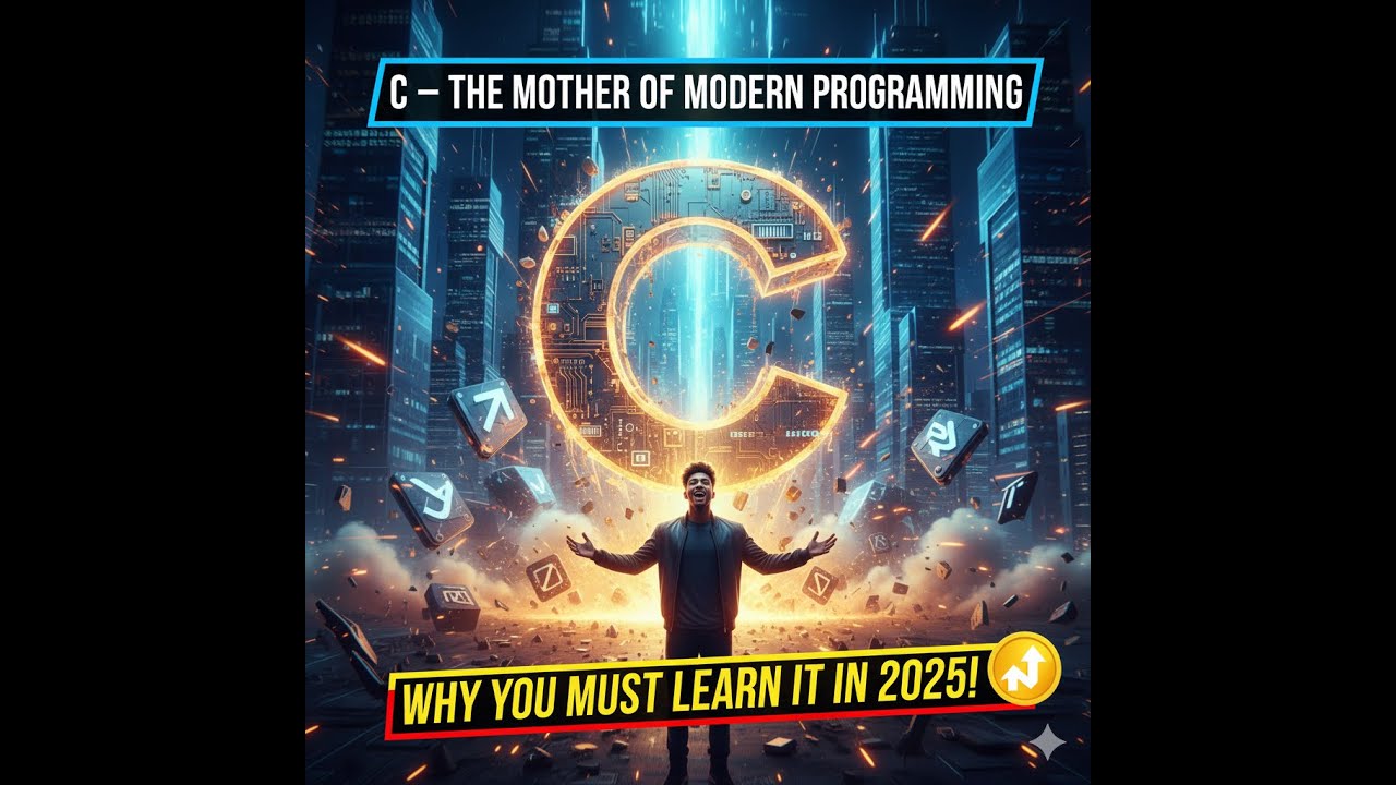 🎯 “C – The Mother of Modern Programming | Why You Must Learn It in 2025!”