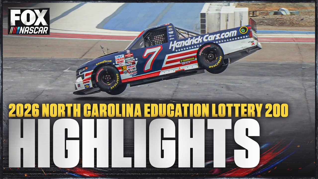 NASCAR Craftsman Truck Series: North Carolina Education Lottery 200 Highlights 🏁 NASCAR on FOX