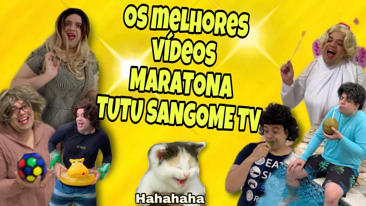 MEIA HORA DOS MELHORES VÍDEOS - TUTU SANGOME TV TENTE NÃO RIR