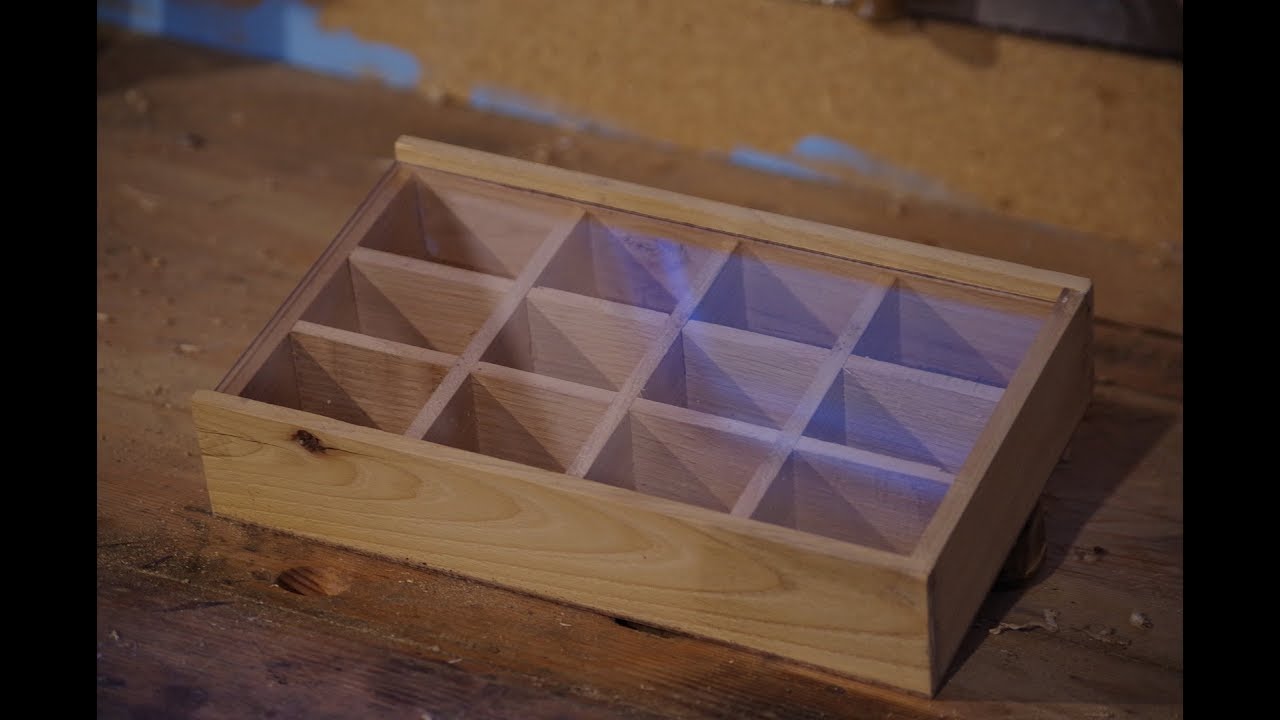 Comment faire soi-même une boite de rangement avec du bois de récupération chutes parquet flottant