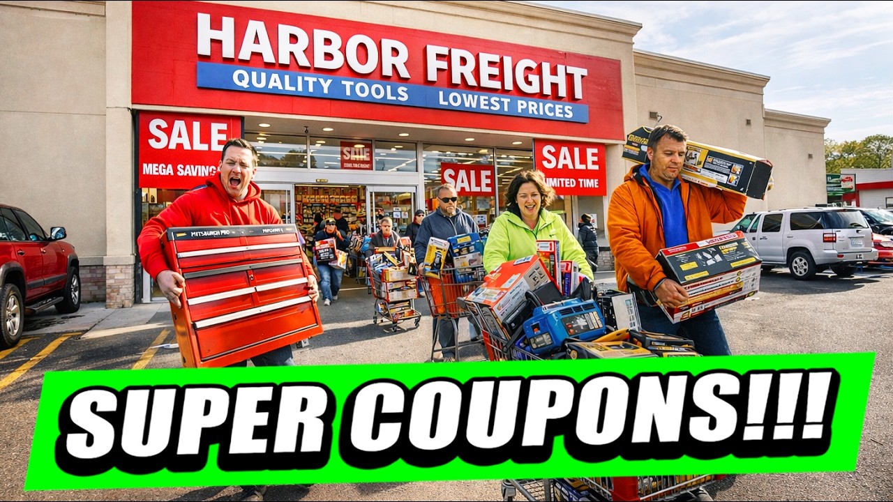 Harbor Freight Super Coupons You Don’t Want to Miss — Ends March 8!