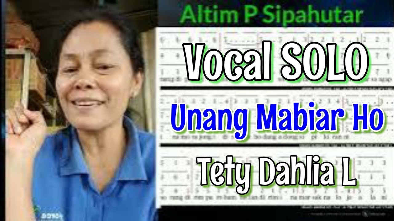 Unang Mabiar Ho - Tety Dahlia Lumban Toruan