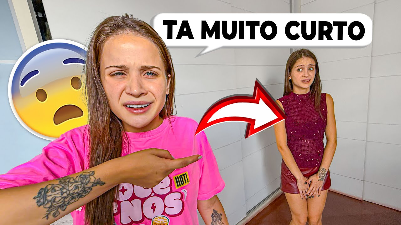 Ela não deixou eu sair com essa ROUPA… deu BRIGA 😡 👗