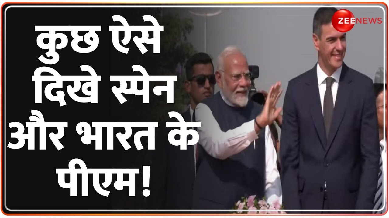 PM Modi Roadshow With Spain PM: पीएम मोदी के साथ स्पेन के प्रधानमंत्री का रोडशो | Vadodara