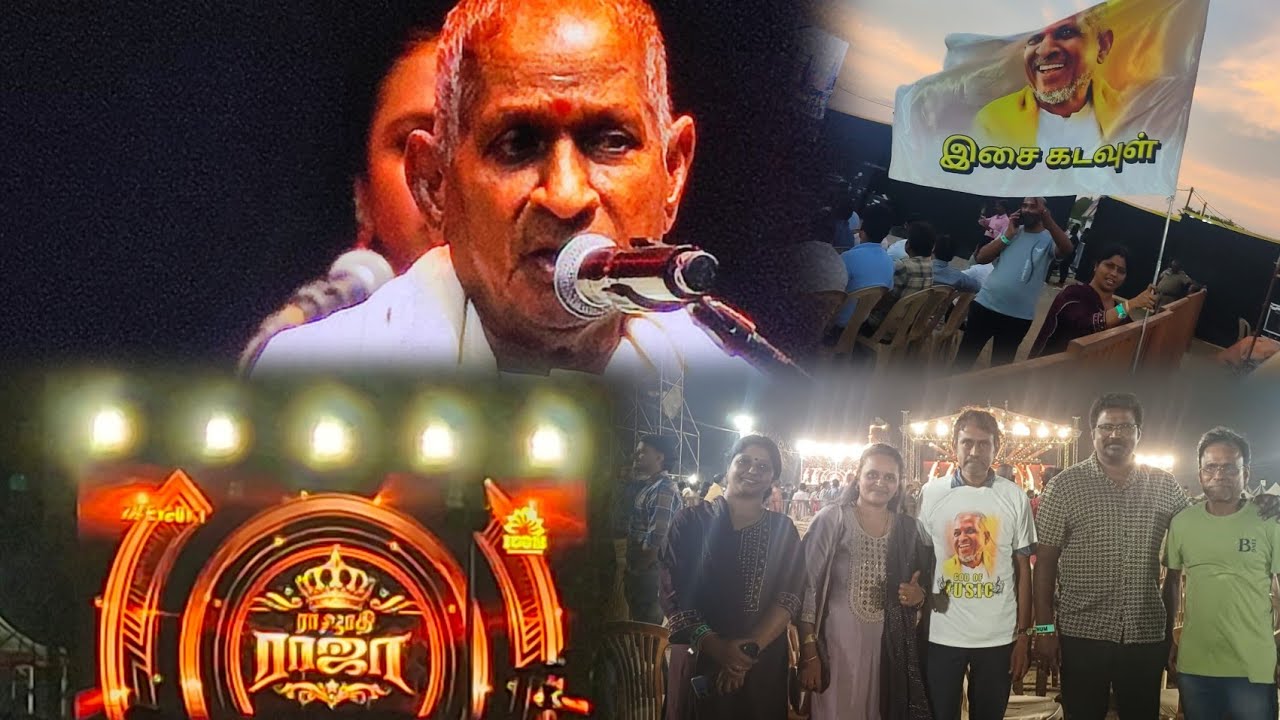 💥Raja sir Live concert Salem 🎤♥️Feb 22|| மலையோரம் வீசும் காற்று..கேட்டுச்சா🔥🌙|| ராஜாதி ராஜா 👌