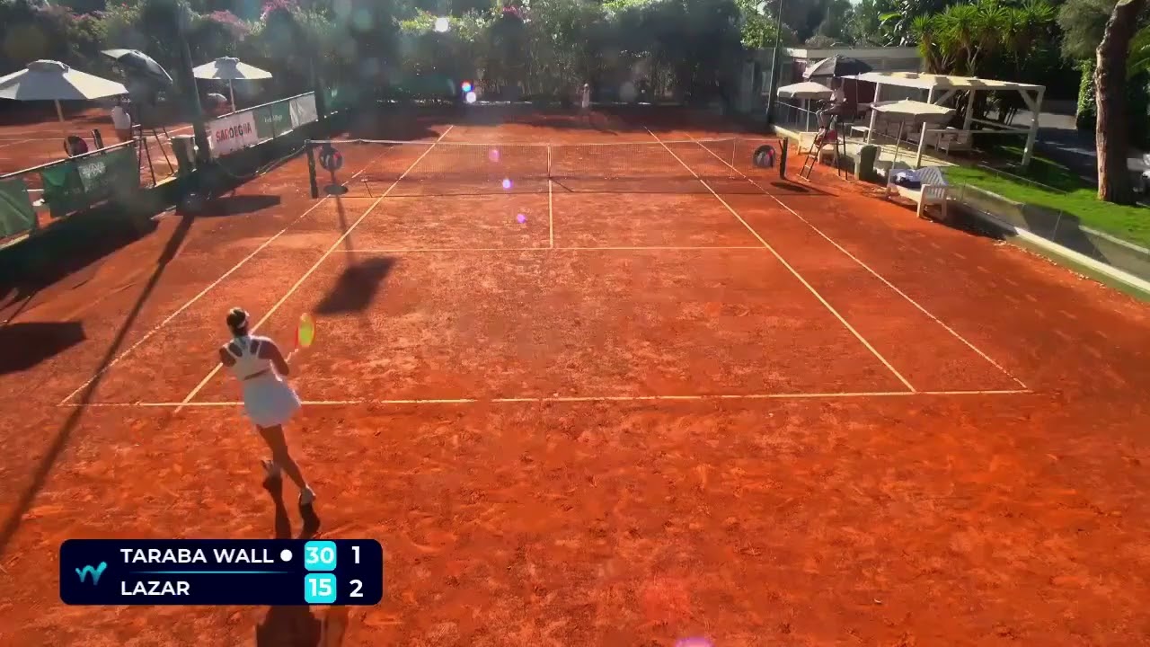 Nellie Taraba Wallberg (SWE) vs Annemarie Lazar (GER) // 1-6 6-3 10-8 / W35 Santa Margherita di Pula