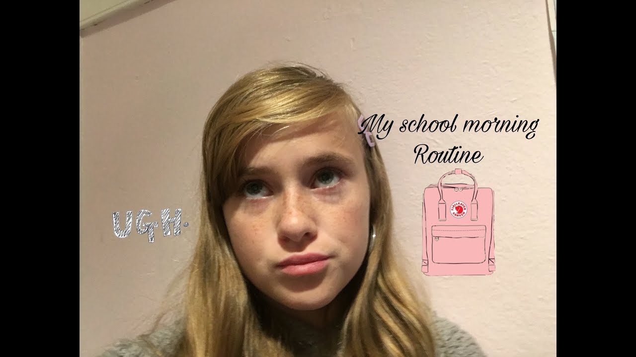 my REAL school morning routine
