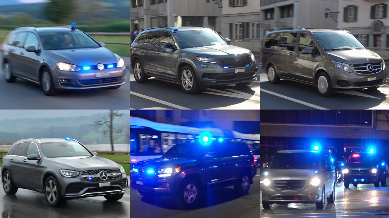 🇨🇭BEST OF | UNMARKED CARS responding🚙🚓