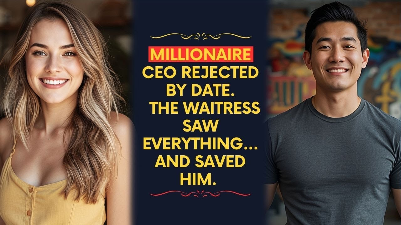 Millionaire CEO Rejected By Date. The Waitress Saw Everything... And Saved Him