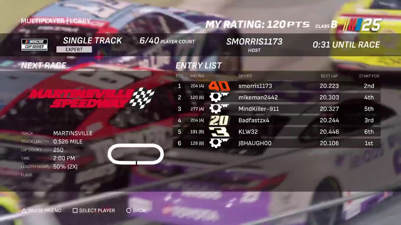 2026 CFRL Cup at Martinsville
