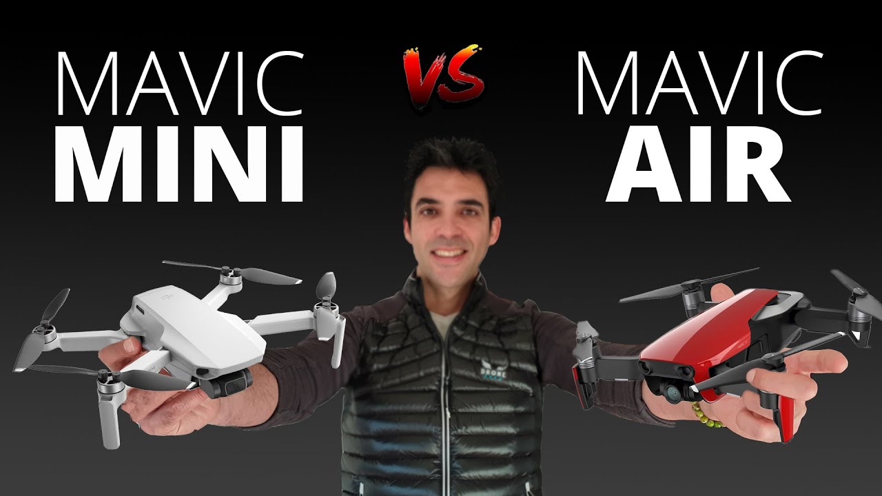 MAVIC MINI vs MAVIC AIR ¿Cual es mejor? Comparativa en Español