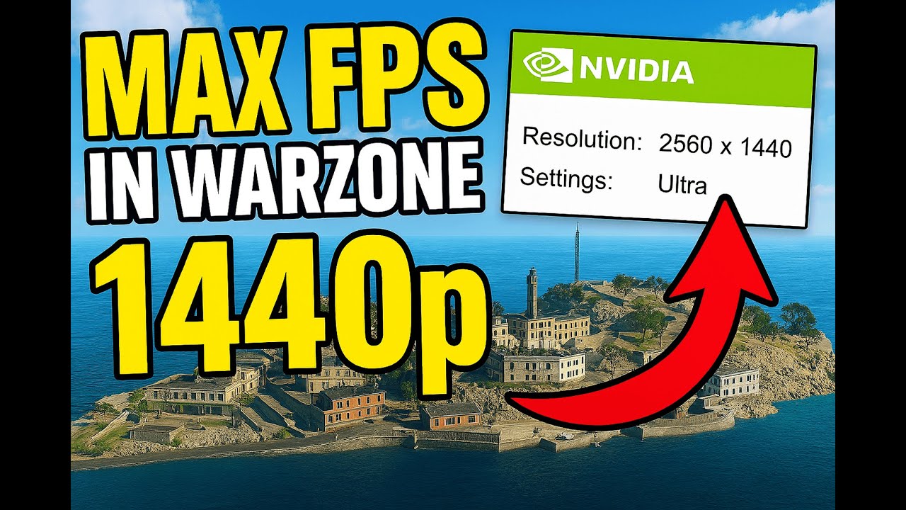 1440p on 4K Monitor = FPS BOOST + Crisp Visuals | Warzone Setup Guide 🔥