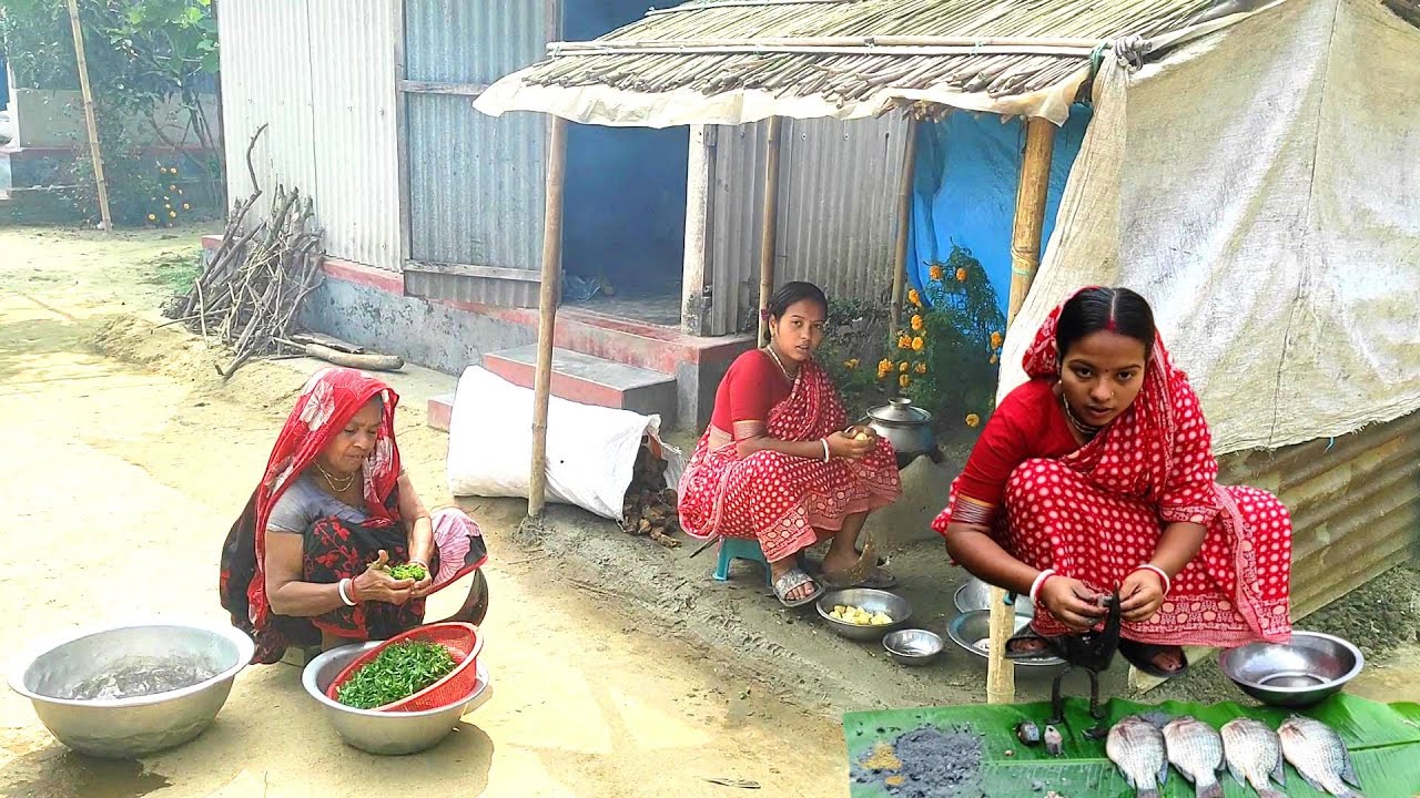 পৌষের দিন রাত্রির সাথে একটি গ্রাম্য পরিবারের গল্প || VILLAGE LIFE WITH SHAMPA