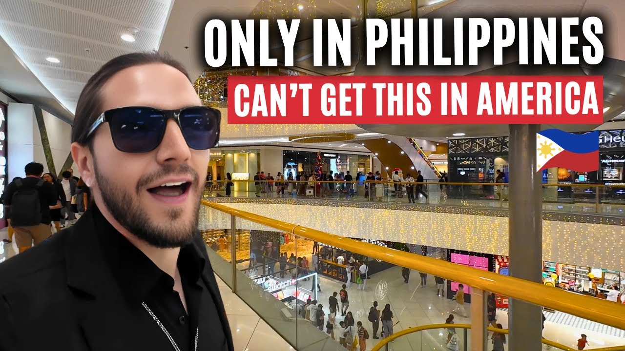 SHOCKED! American Blown Away By BIGGEST Shopping Mall in Philippines