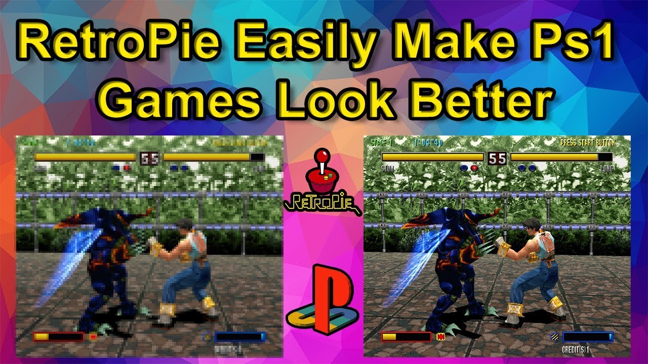 RetroPie Easily Make PS1 Games Look Better
