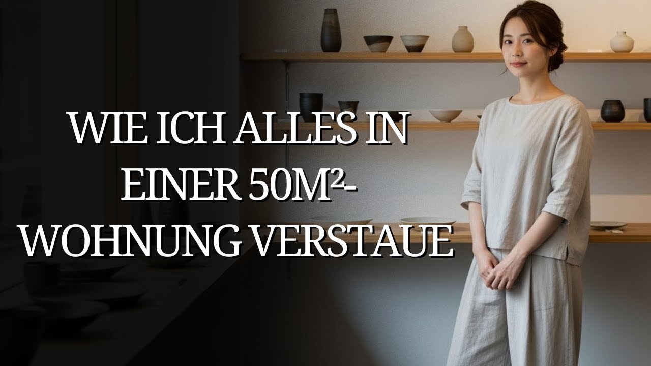 Wie ich alles in einer 50m²-Wohnung verstaue | Japanischer Minimalismus
