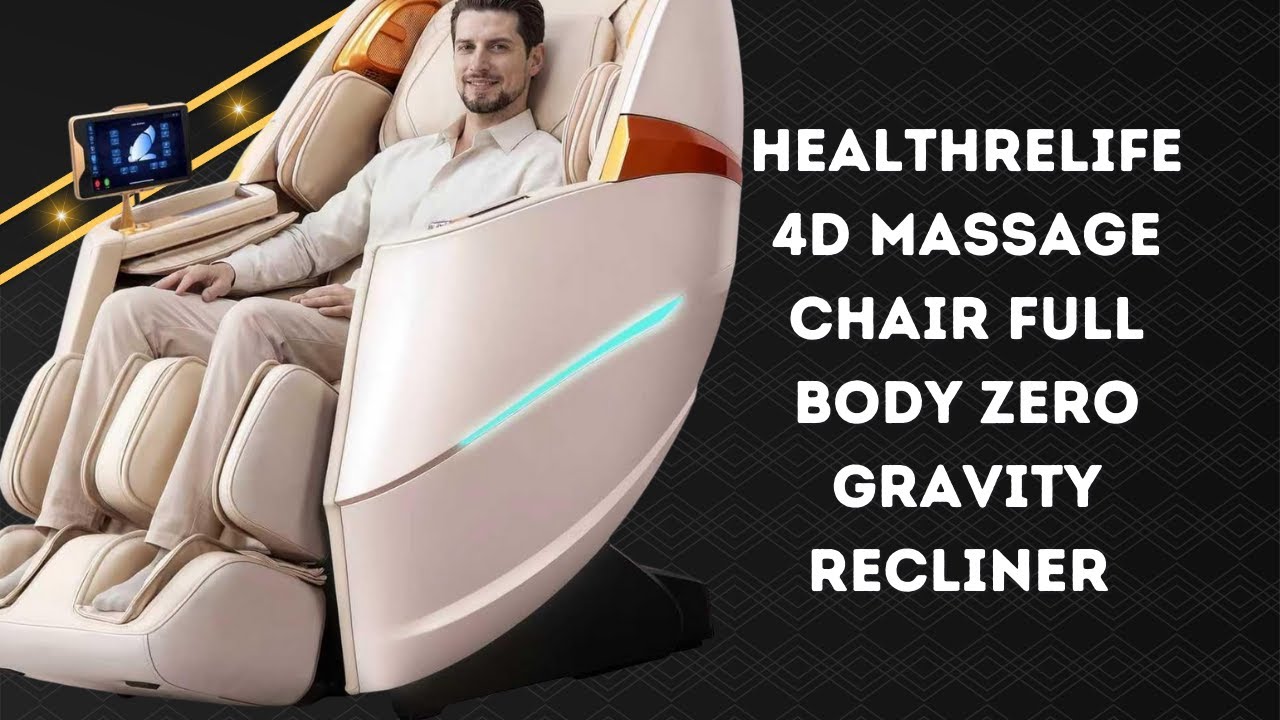 HealthRelife 4D Massage Chair Recliner – Discover Personalized Massage Therapy – REVIEW